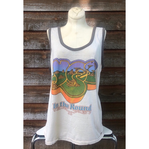 Vintage Tops - Vintage Yes In The Round ✨1978✨Tour Tank